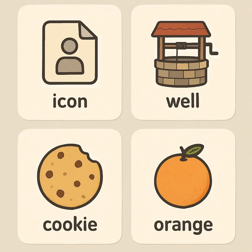 English Word Cards